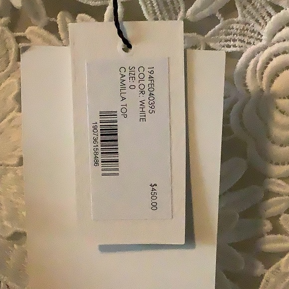 NWT Milly floral cut out top - Picture 6 of 8